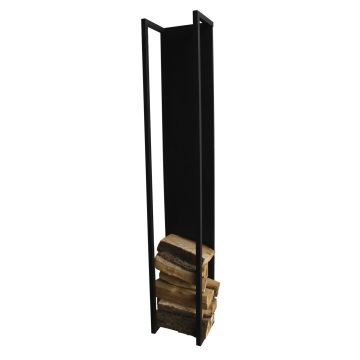 Spinder Design CUBIC FIRE Houtopslag - Zwart