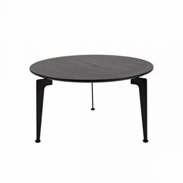 Innovation Living Table 70 Laser Black Oak Veneer