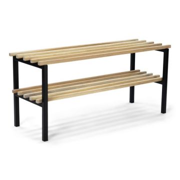 Spinder Design RIZZOLI BENCH Halbank - Zwart / Eiken
