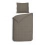 Heckett & Lane Dekbedovertrek Diamante Taupe Grey