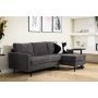 Adore 3 Zits Bank Cl L+R, Stof Rib, Rib230 Antraciet