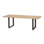 Interlaken Eetkamertafel 200x100 met houten rand en U-poot