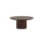 Salontafel Ø90, Mango Dark Walnut