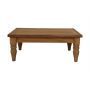 HSM Collection-Vierkante Tuinsalontafel Bahama-80x80x30-Naturel-Teak