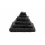 Heckett & Lane Handdoekenset Bath Prestige Night Black 50 x 100 cm