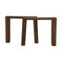 HSM Collection-Tafelpoot Outdoor S/2-93x75x23-Naturel-Teak