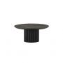 Salontafel Ø90, Acacia Black
