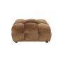 Hocker Hackman Velours Cognac