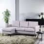 Adore 3 Zits Bank Cl L+R, Stof Valente, V311 Grijs
