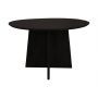 HSM Collection-Ronde Eettafel Kruispoot-ø140x77-Zwart-Mango