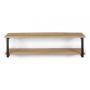Spinder Design RIZZOLI / MARCO XL (100 cm) Schoenenrek - Zwart / Eiken