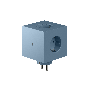 AVOLT Square 2 Socket extender with 30W Dual USBC - Shark Blue