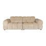 Sofa Hackman 3-Seater Velours Beige