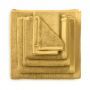 Heckett & Lane 3 stuks Premium Gastendoek 30 x 50 cm Ochre Yellow