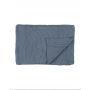 Marc O'Polo Plaid Nordic knit Smoke blue 130 x 170 cm