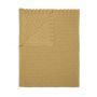 Essenza Plaid Knitted Ajour Fern yellow 130 x 170 cm