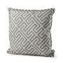Extreme Lounging b-cushion Pattern Maze Silver Grey