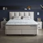 Boxspring Skybedd Birdybedd Beige met Opbergruimte