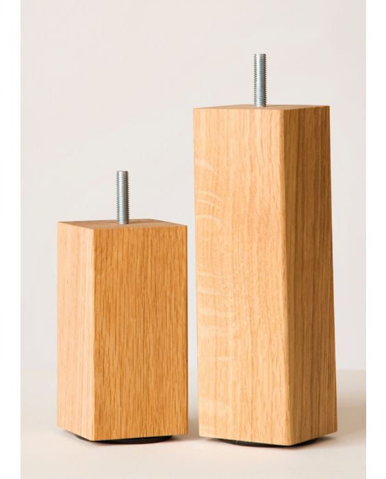 Dorbien Four-Edge Bedpoten 4 stuks Eiken